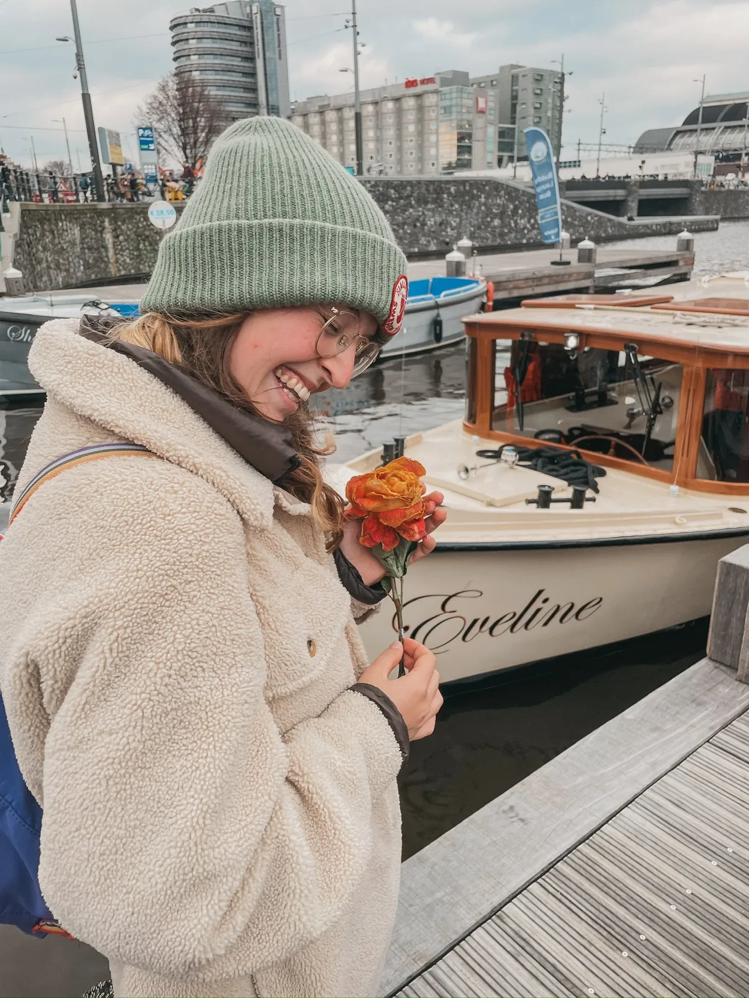 our boat was called eveline. close enough to evelyne!