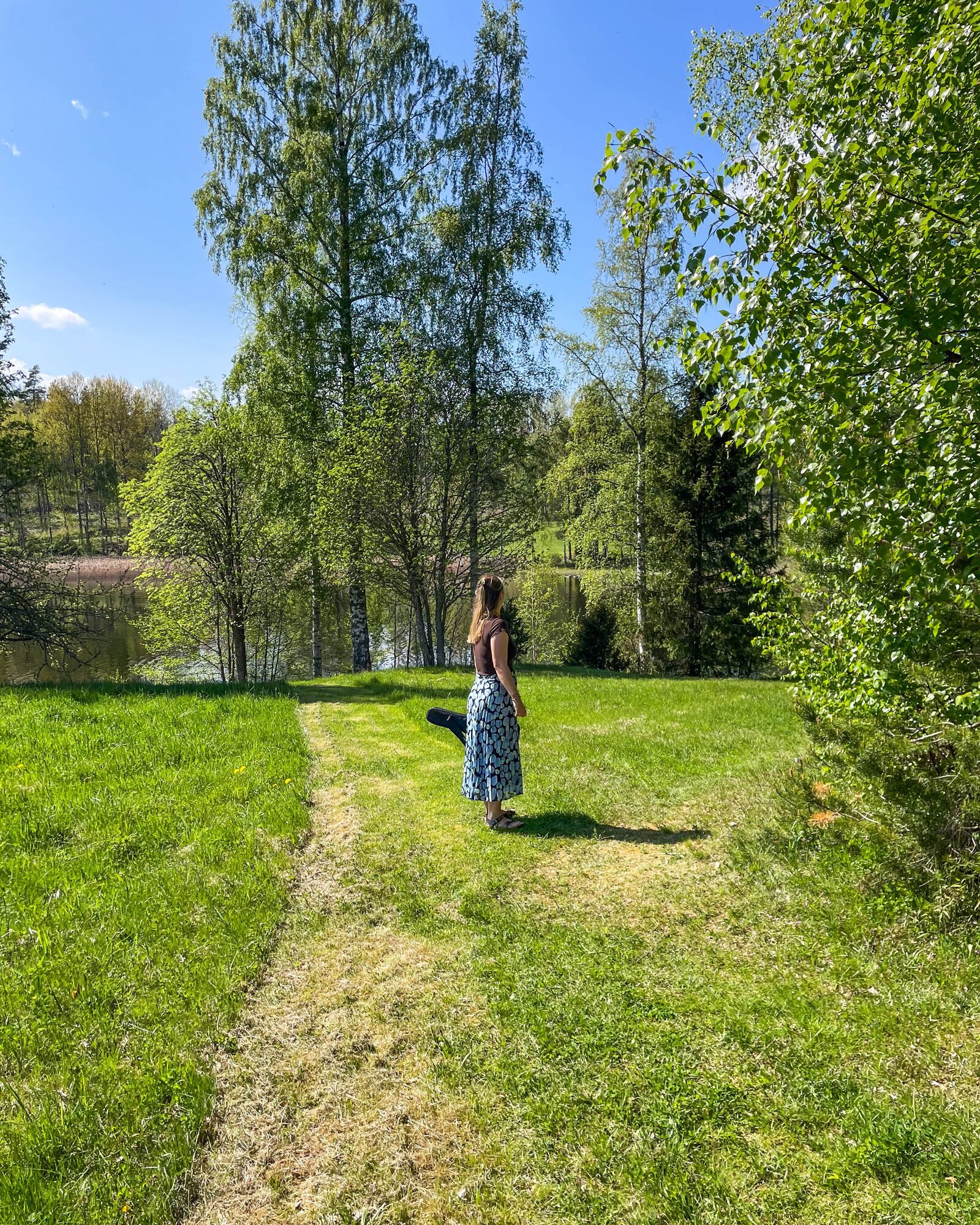 the path to our little lake access