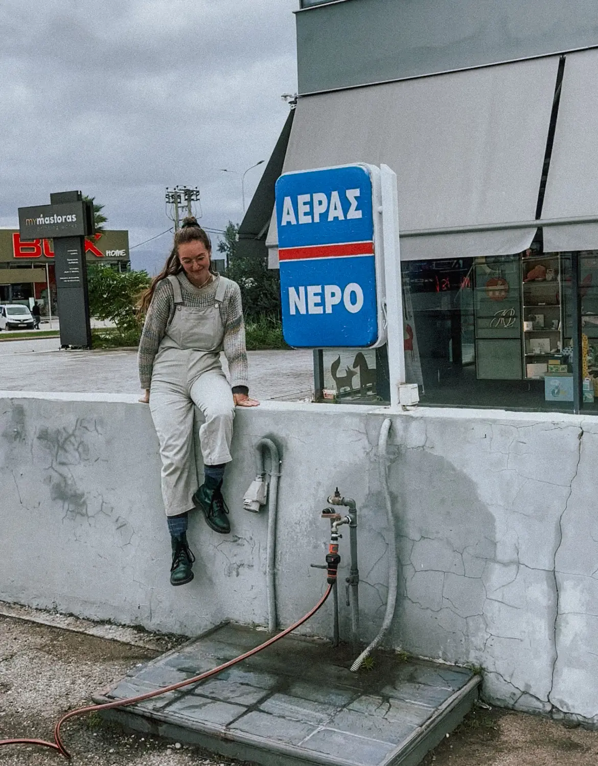 a drinking water spring in greece
