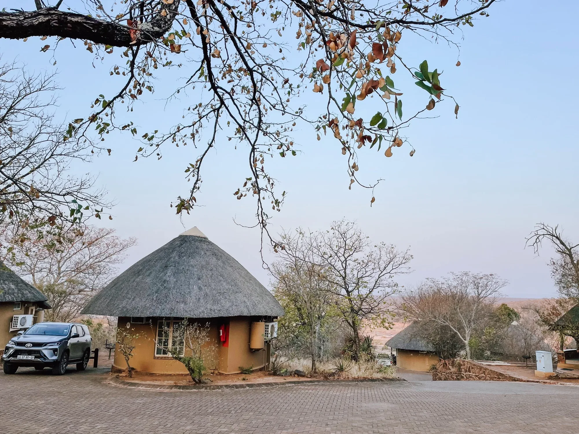 a bungalow, olifants rest camp