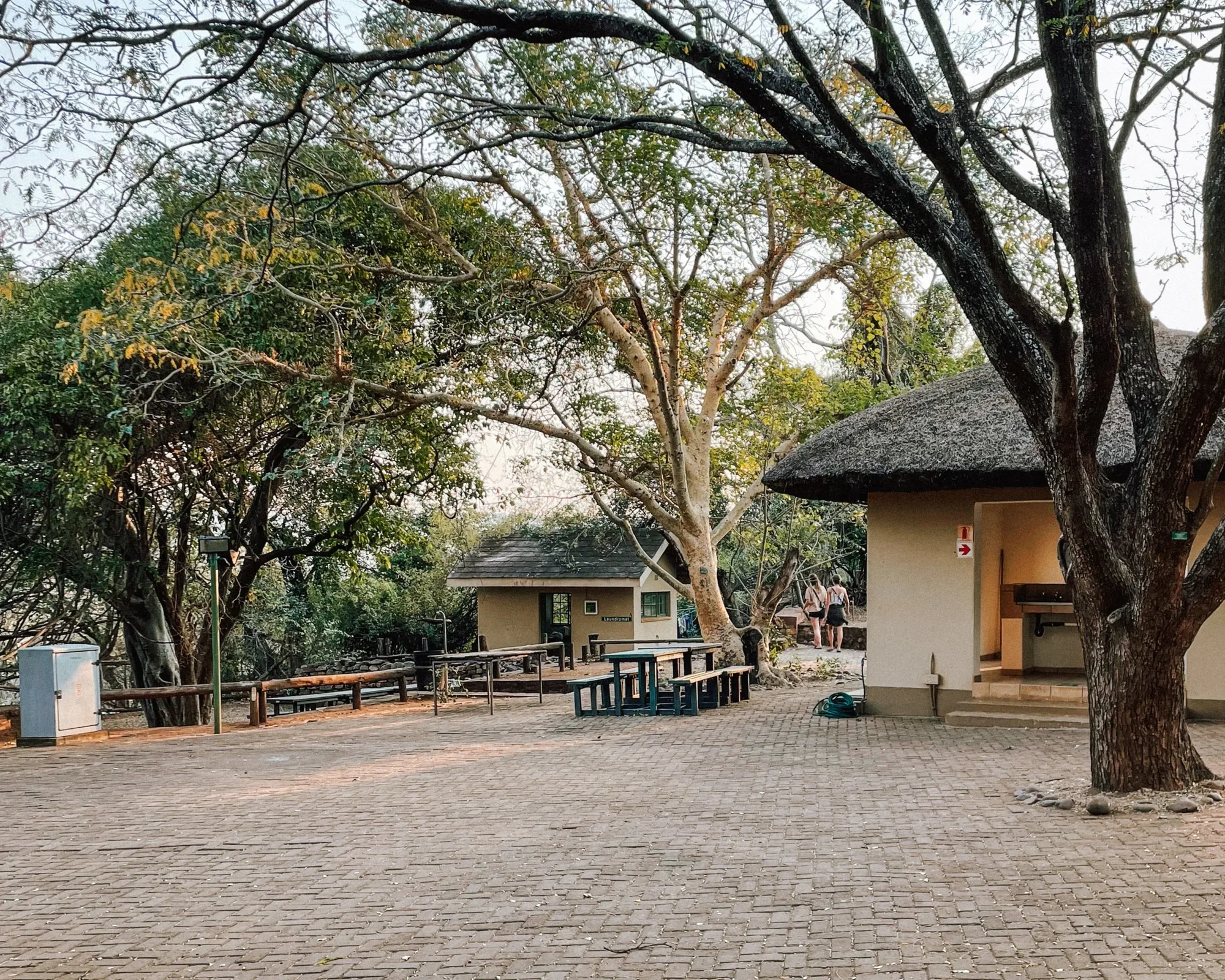 a typical rest camp in kruger national park