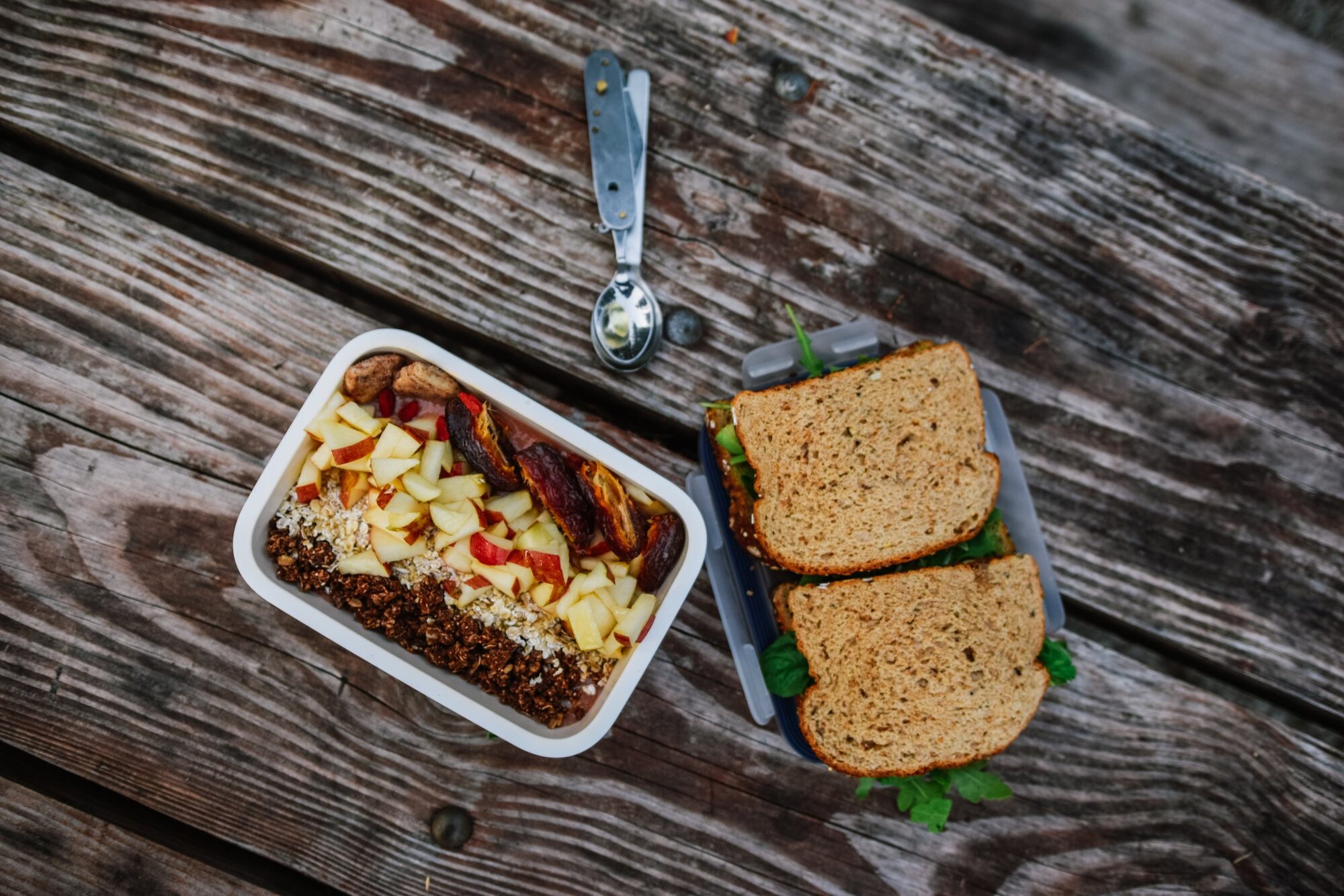 mmmmh, our breakfast the next morning, ready to start a day full of adventures!