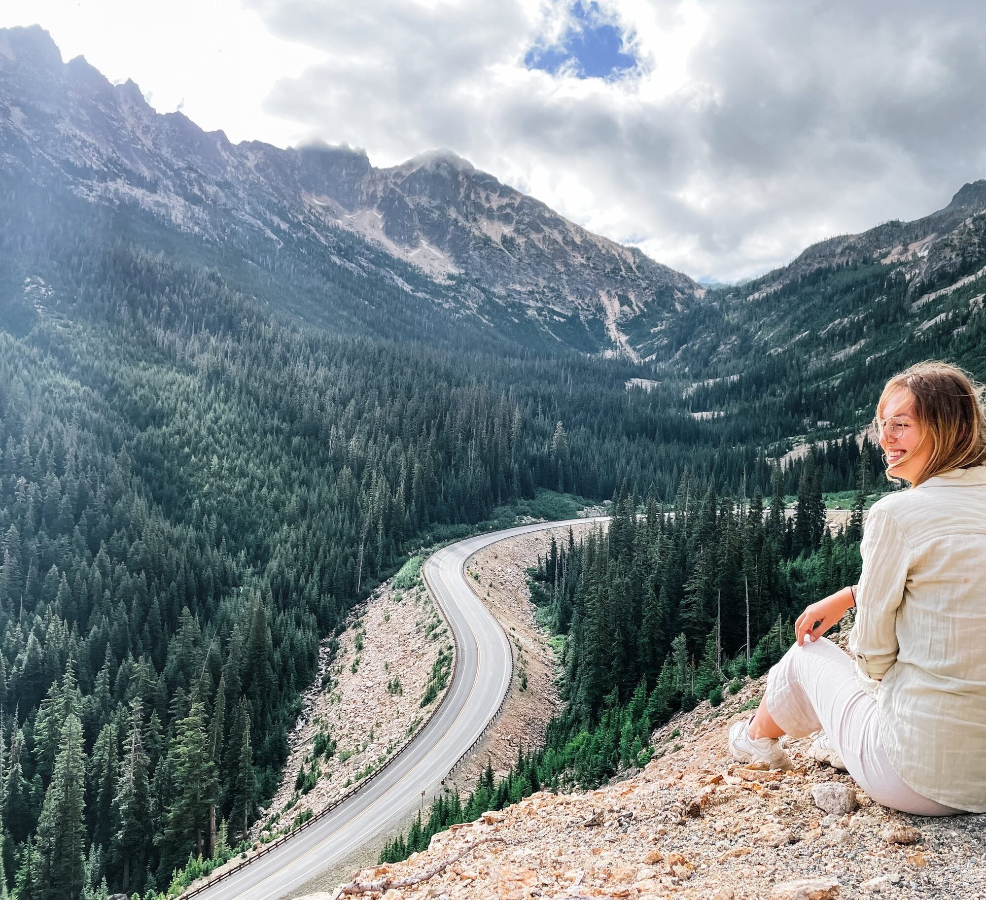 the feeling of being wild and free. washington pass
