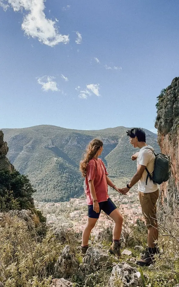 another hiking trail near leonidio
