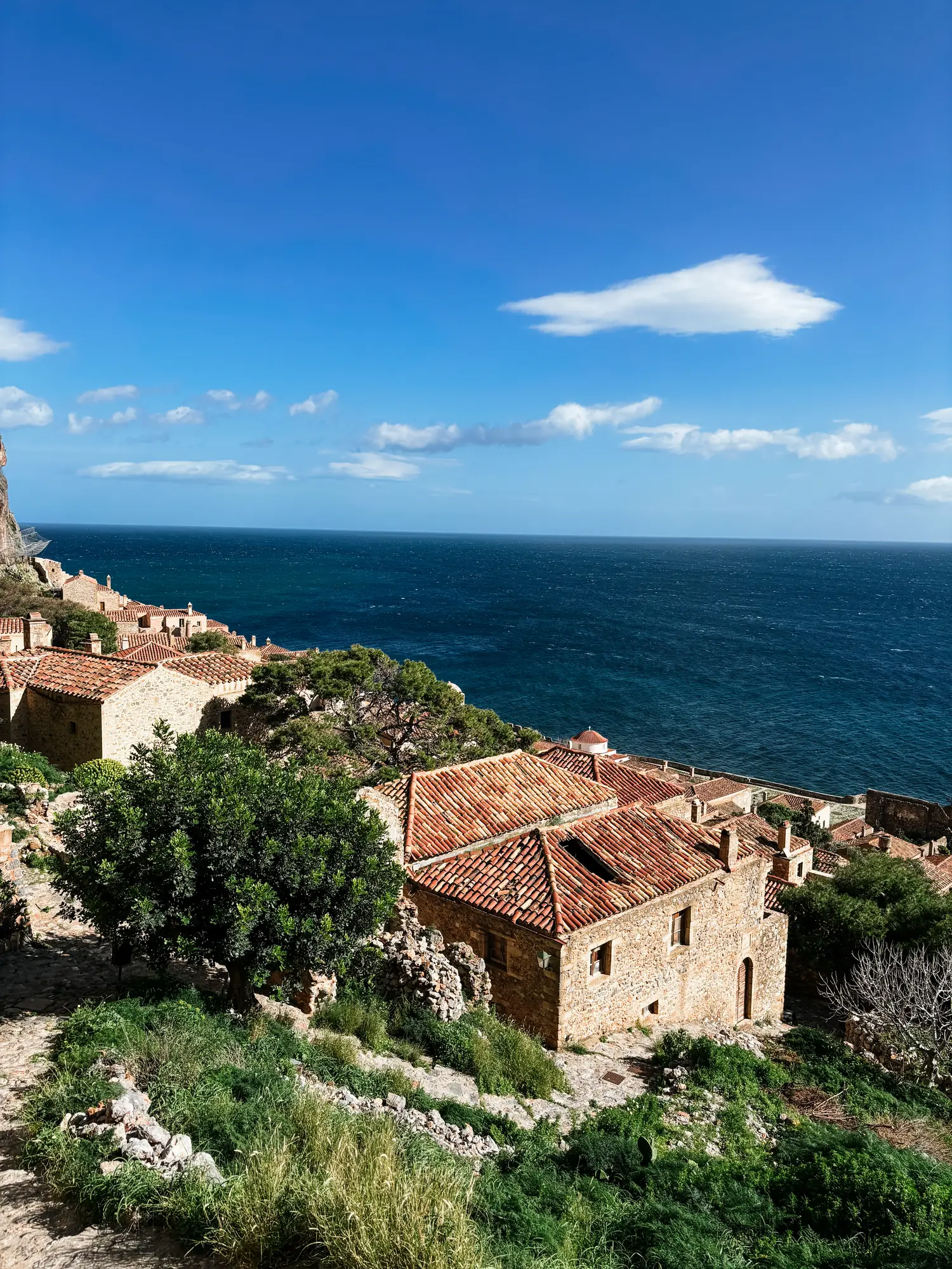 the rock of monemvasia