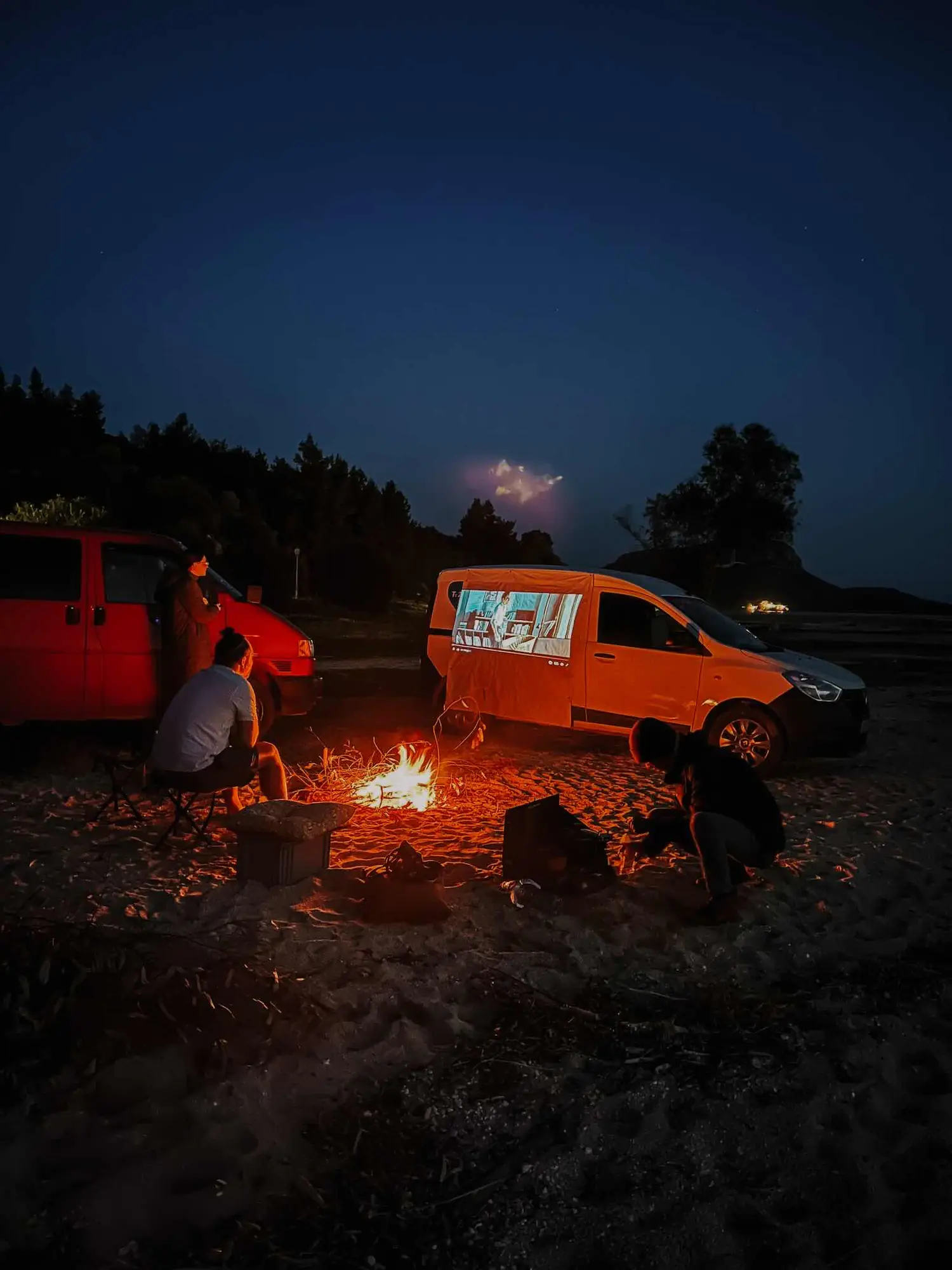 movie night in chalkidiki