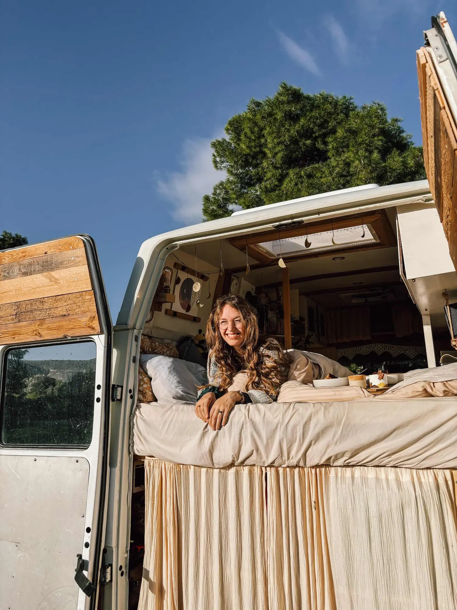picture-book vanlife in greece