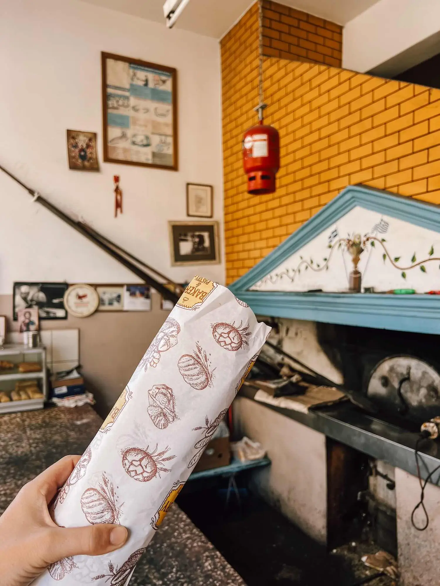 the wood-fired bakery in leonidio