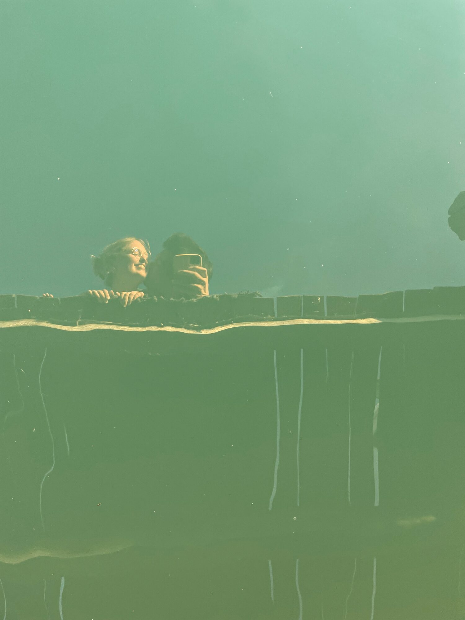 the water reflecting our soul