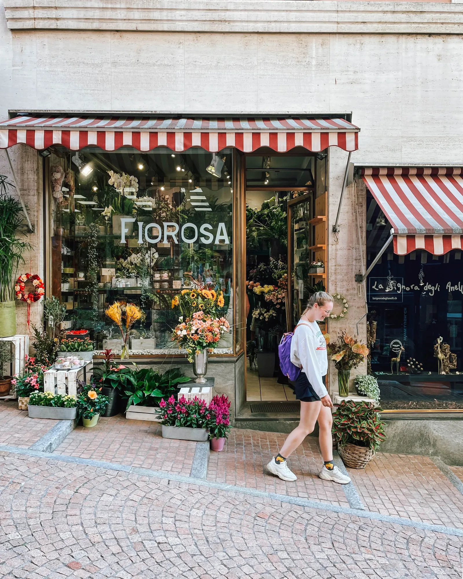 the colorful shops of via cattedrale
