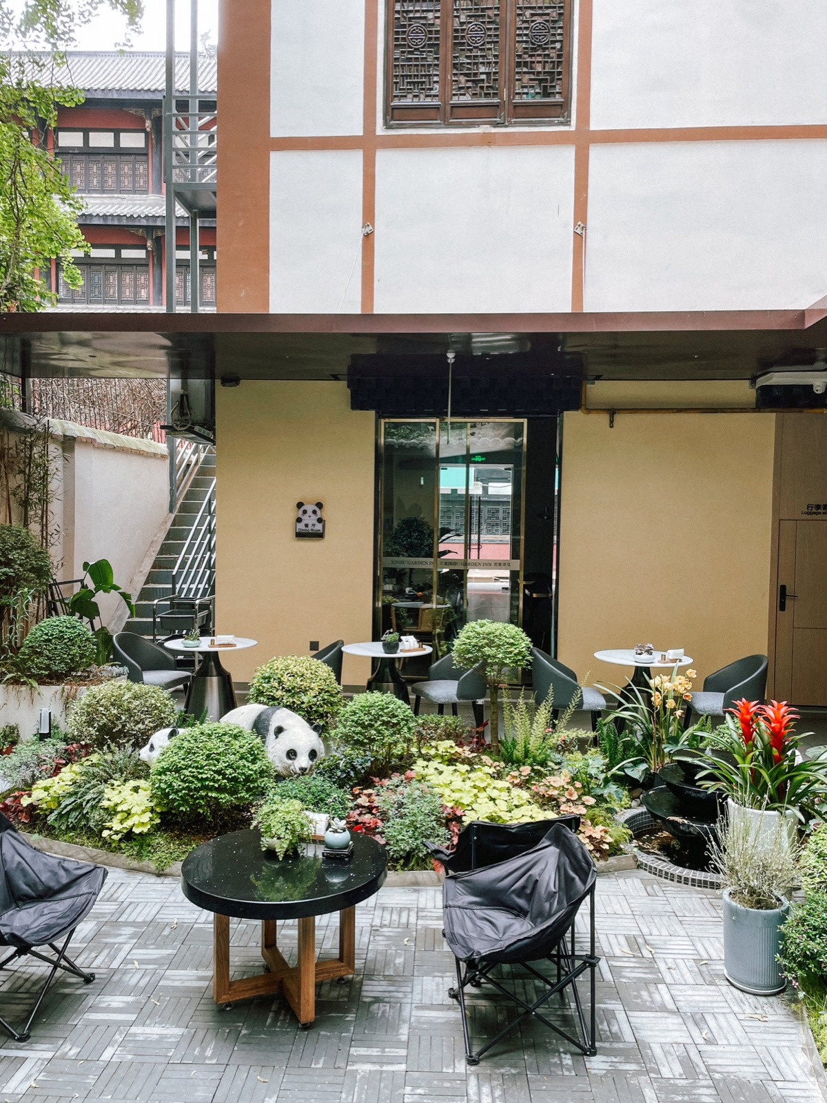 our panda-themed hotel chengdu