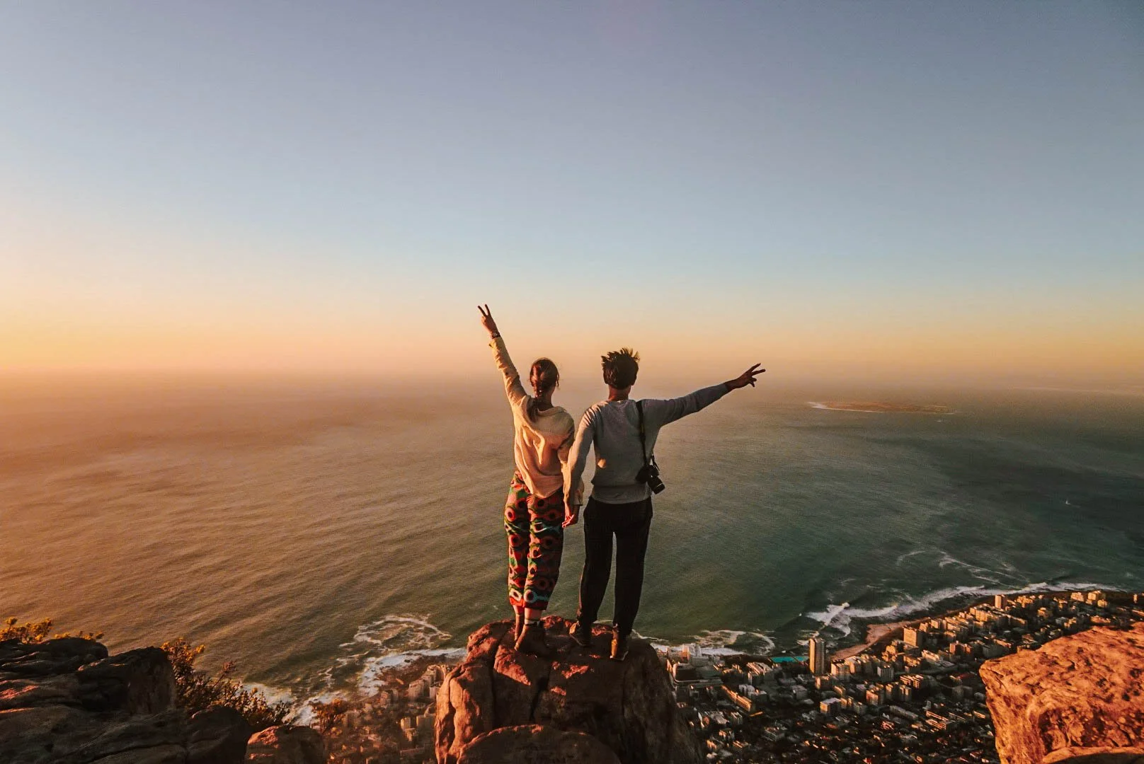 to sunsets in cape town