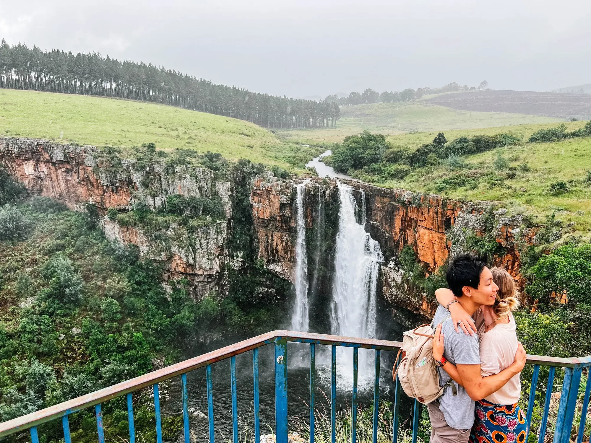 there are so many beautiful waterfalls on the way