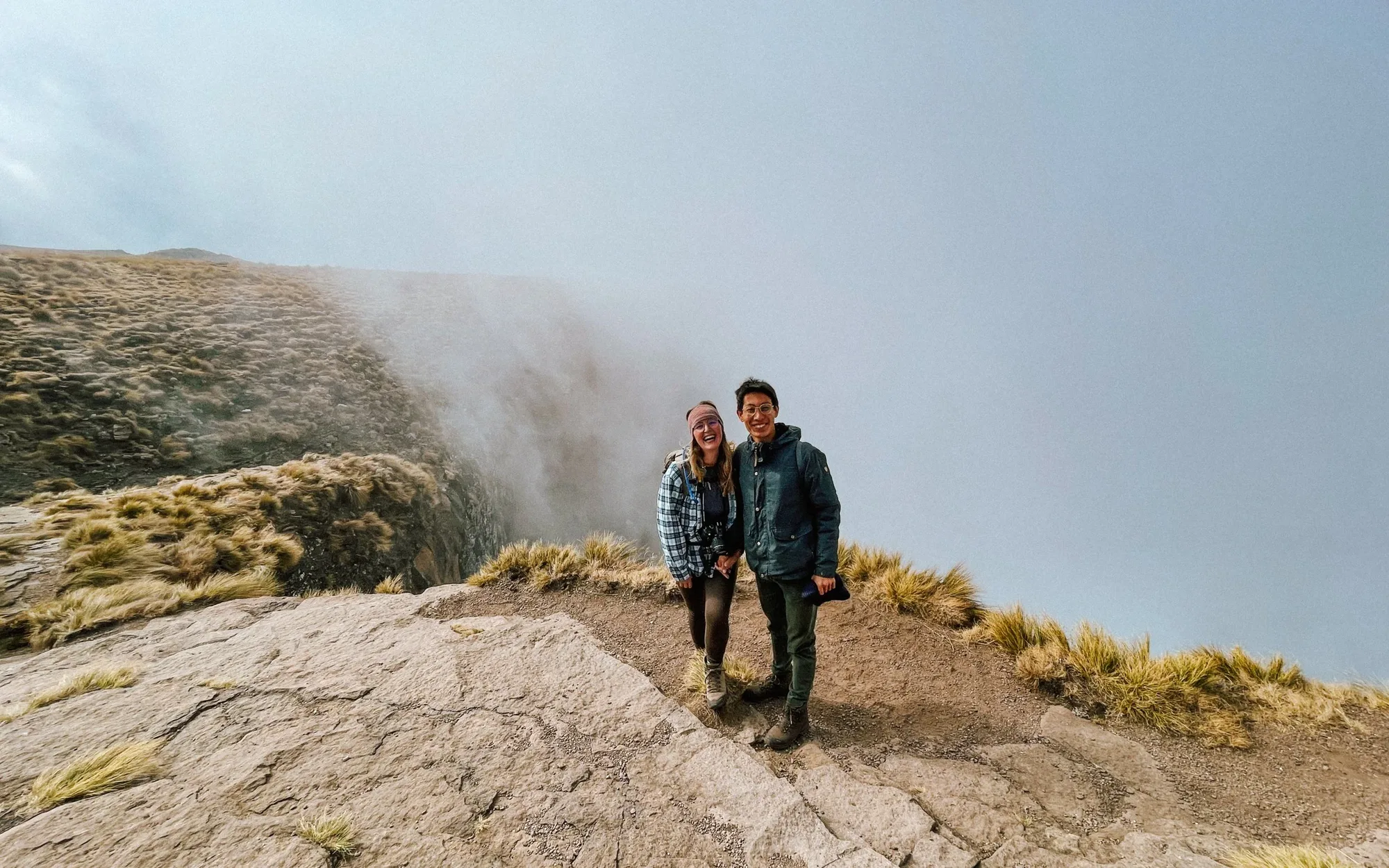 … to see the waterfall, and the fog limited visibility. better luck next time!