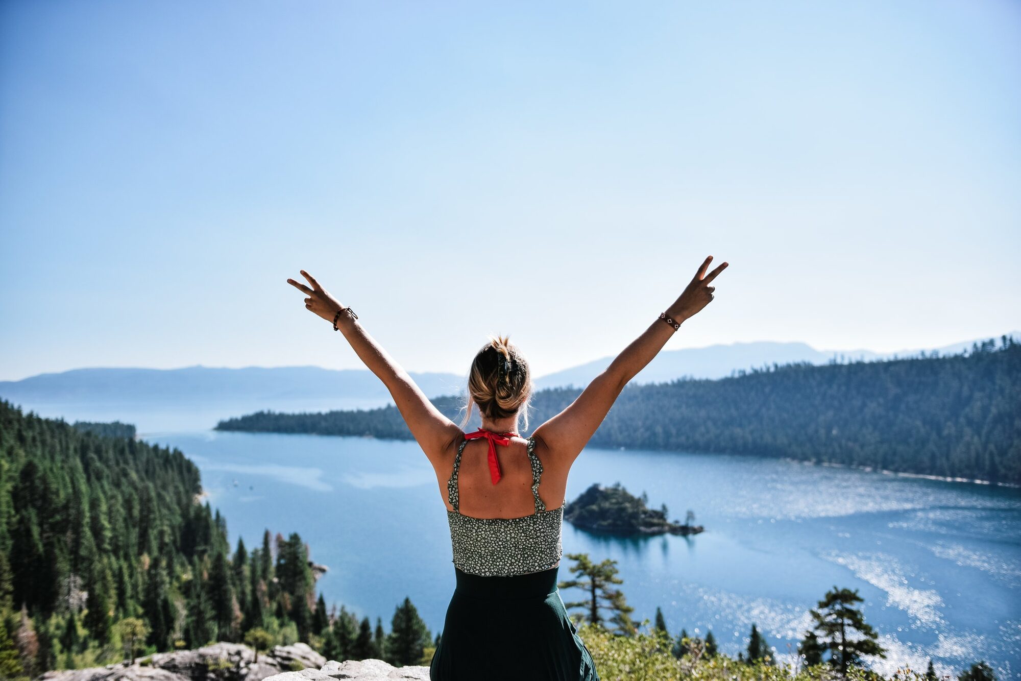 emerald bay state park at lake tahoe