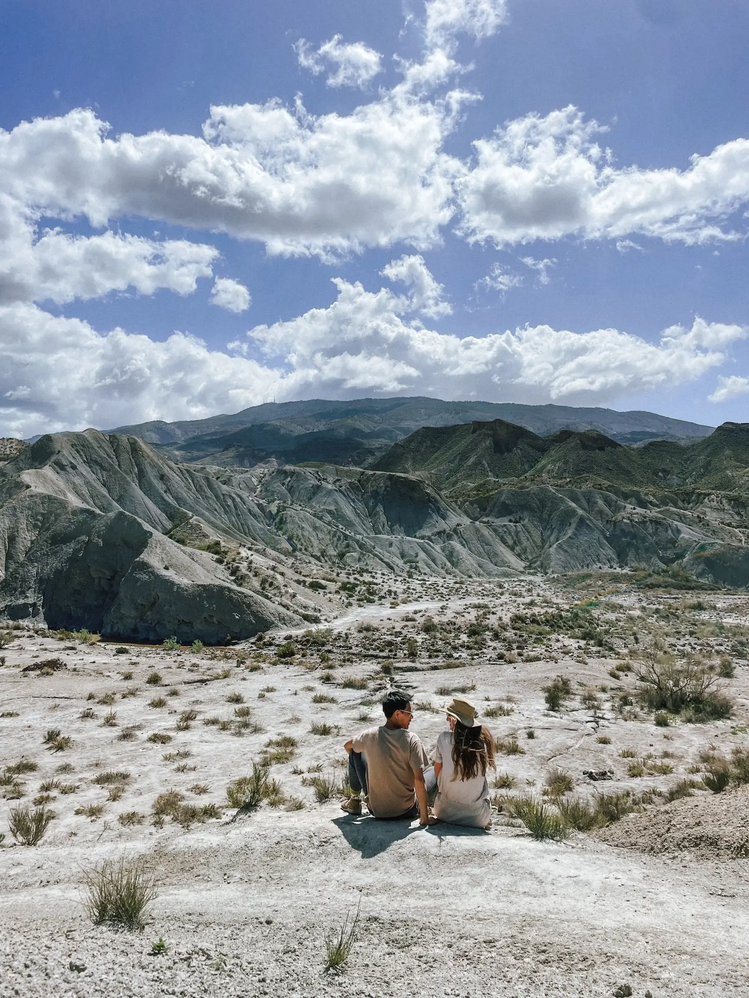 hiking through the tabernas desert