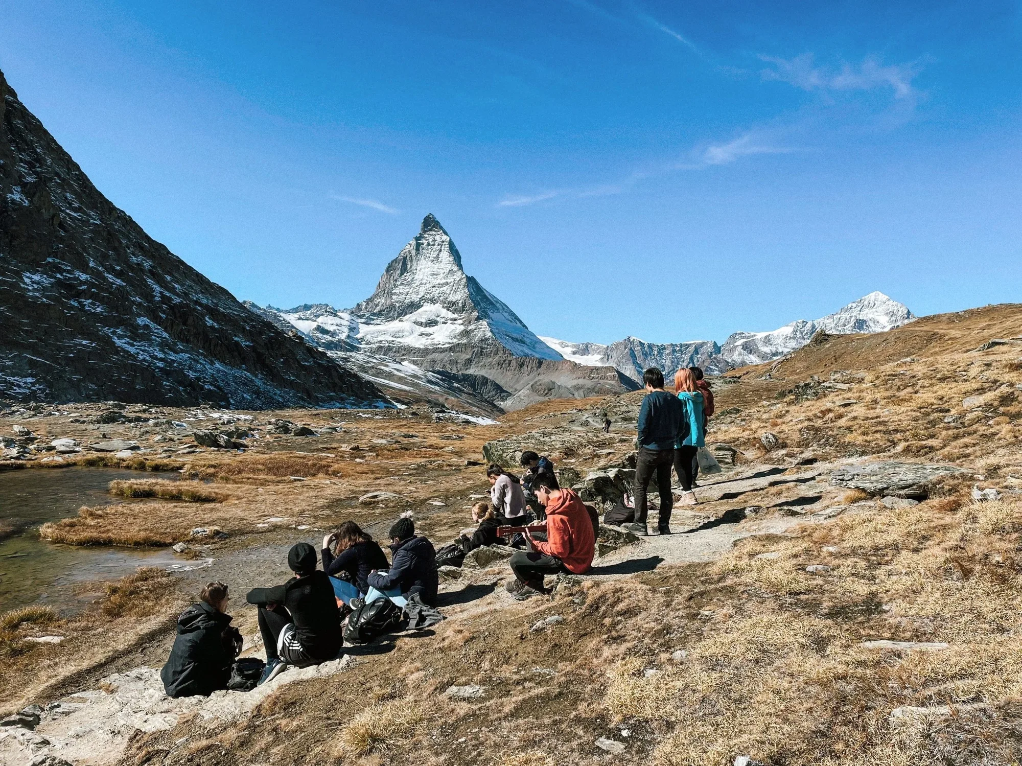 the zermatt five-lake hike is both scenic and beginner friendly