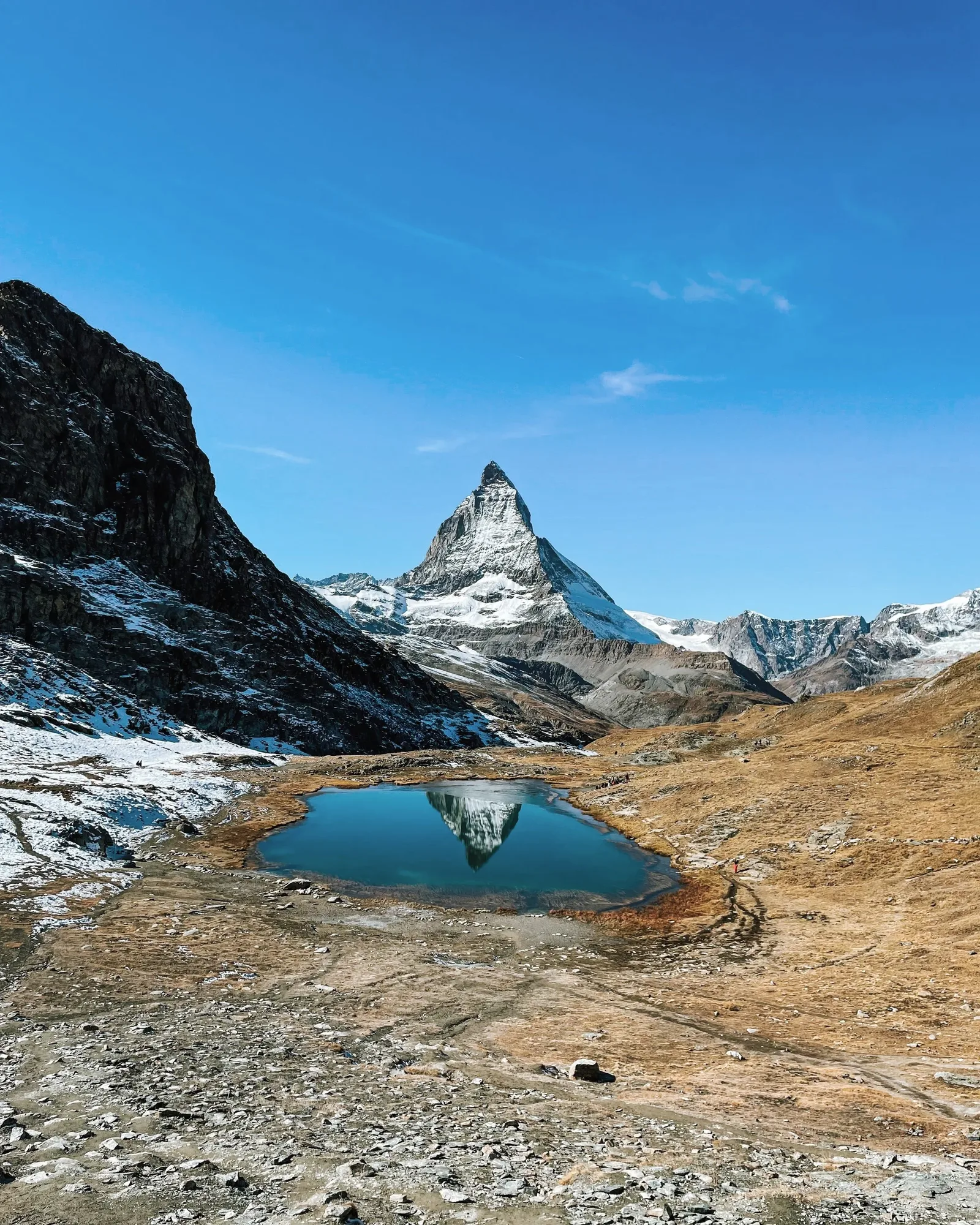 the riffelsee hike is located along the scenic gornergrat railway
