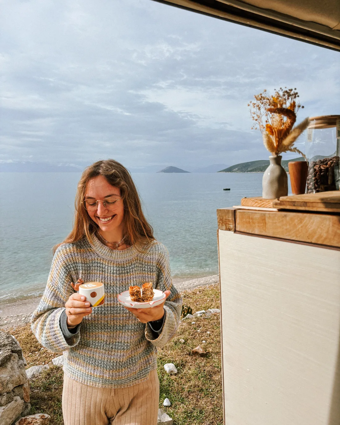 The Ground Squirrel Café in Greece